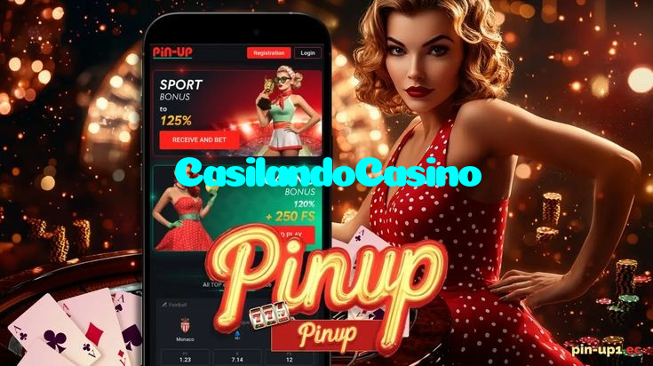 CasilandoCasino casino presented on mobile device in Pakistan with slots and live games